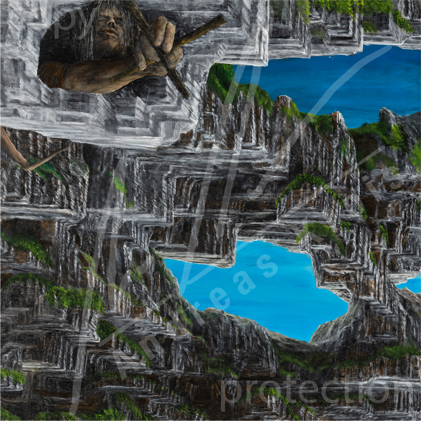 Originalbild Nr.003 "Puppenspieler" – Bild 6