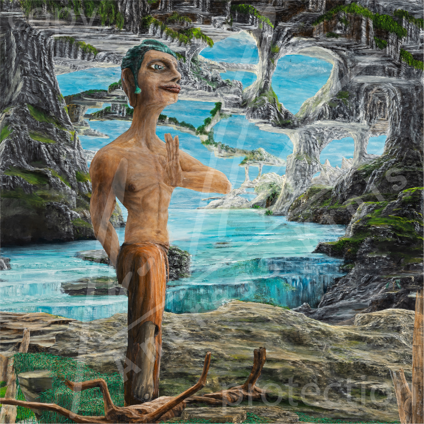 Originalbild Nr.010 "Marionette des Bewusstseins" -VERKAUFT-