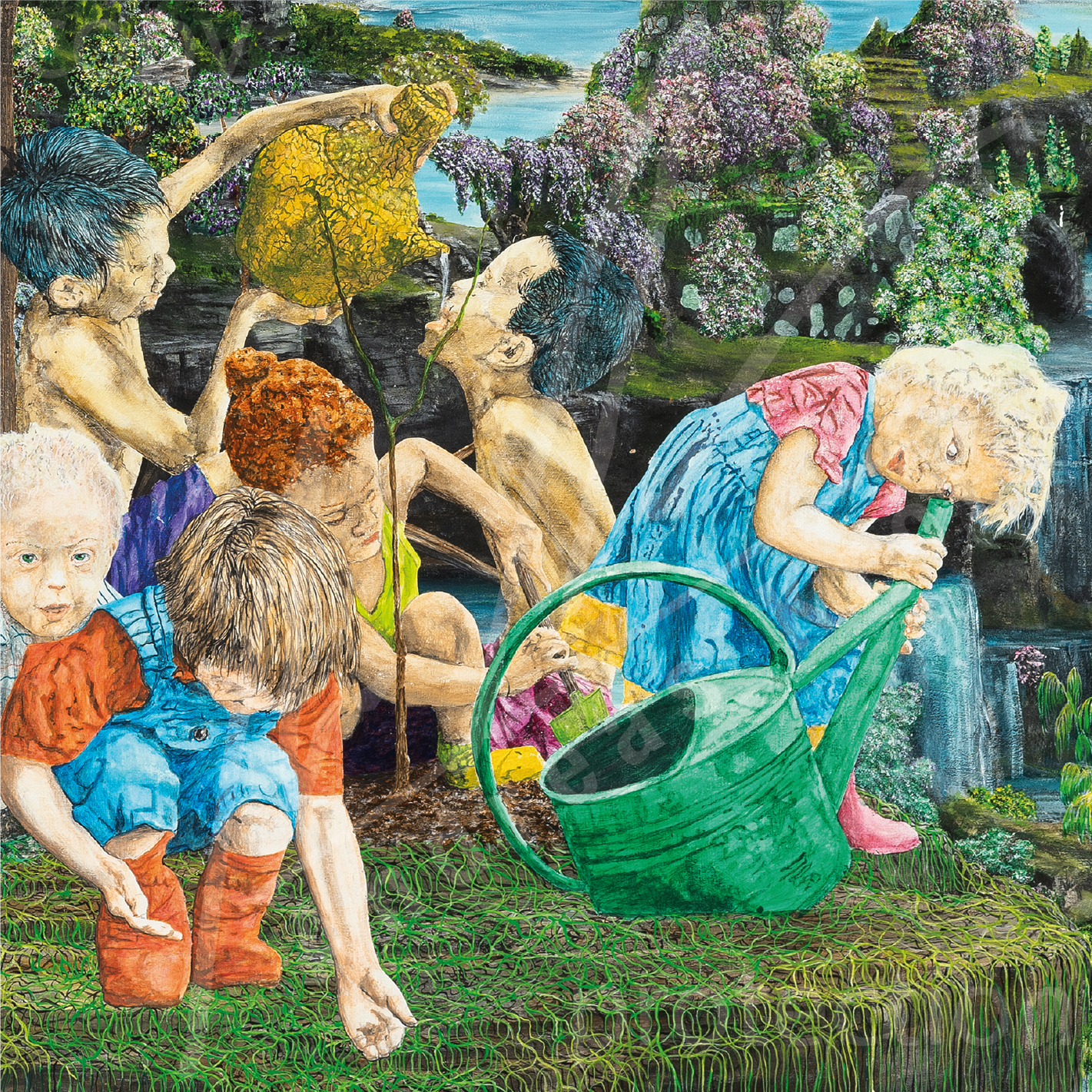 Originalbild Nr.009 "Kindheit" – Bild 4