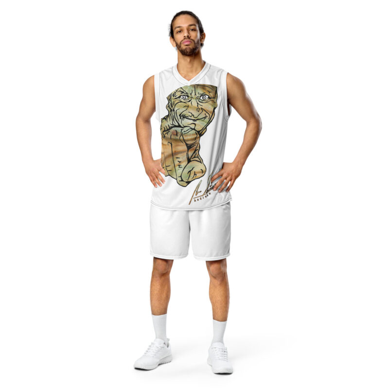 Recyceltes Unisex-Basketballtrikot PG5/PF/001RBUBJ/MU001LF01/2XS-6XL