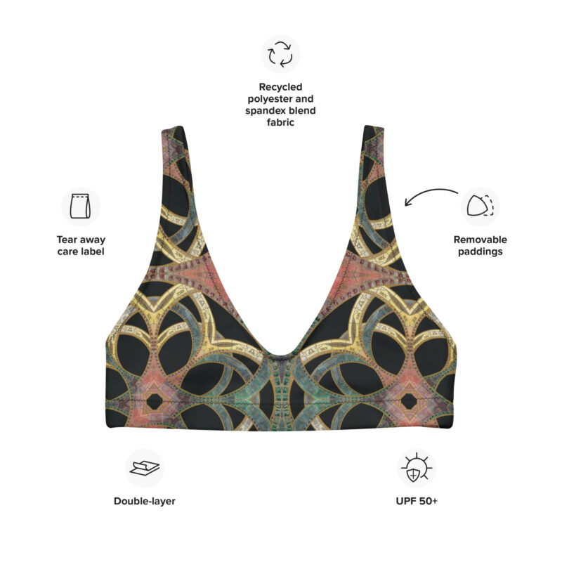 Recyceltes, gepolsterstes Bikini-Oberteil PG5/PF/001RBT/BD101MU01/XS-3XL – Bild 3