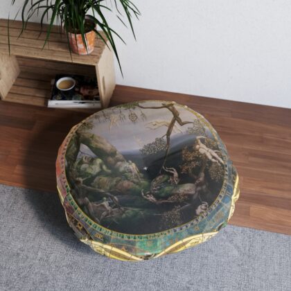 Tufted Bodenkissen, Round PG3/PI/024GB/BD104MU05