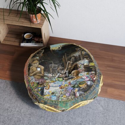 Tufted Bodenkissen, Round PG3/PI/034GB/BD020MU05