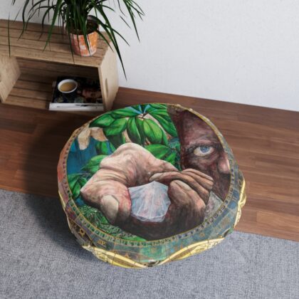 Tufted Bodenkissen, Round PG3/PI/018GB/BD015MU05